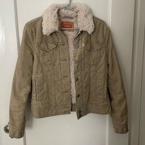Levi’s Fur Lined Corduroy Jacket
